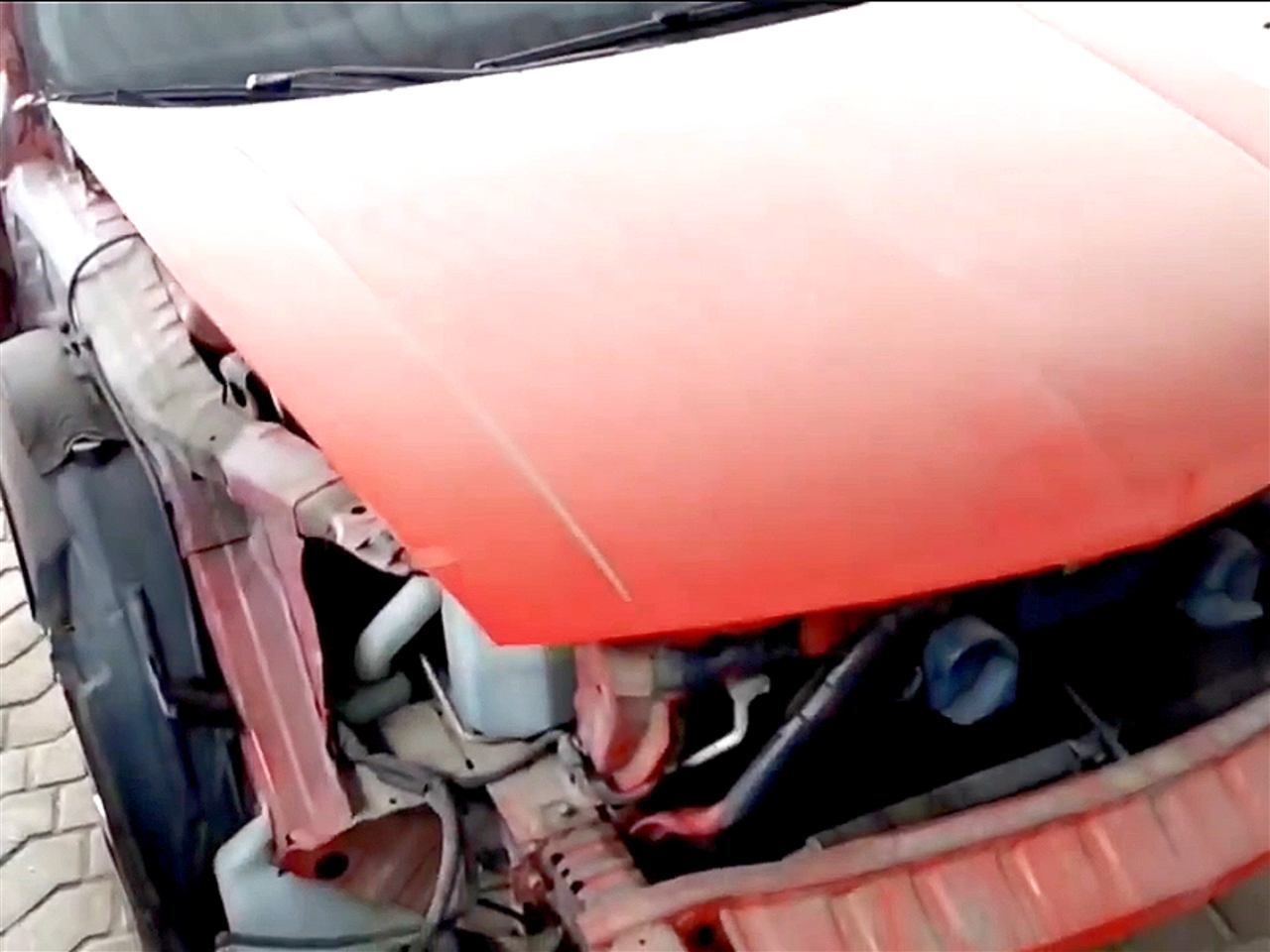 Honda Accord Type S до кузовного ремонта после ДТП